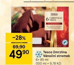 Zmrzlina pralinky Tesco