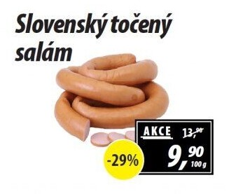 Salám slovenský točený
