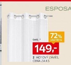 HOTOVÝ ZÁVĚS