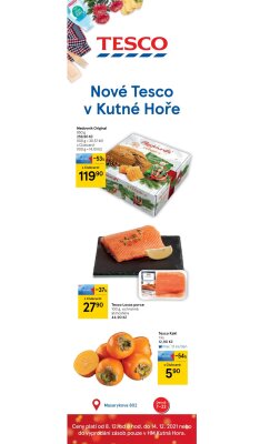 akční leták Tesco 8.12.2021-14.12.2021