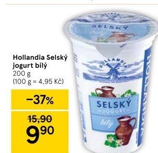 Bílý jogurt selský Hollandia