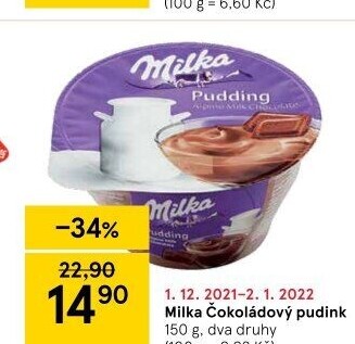 Dezert pudink Milka
