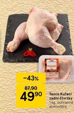 Kuřecí čtvrtky Tesco