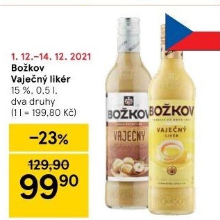 Likér vaječný Božkov