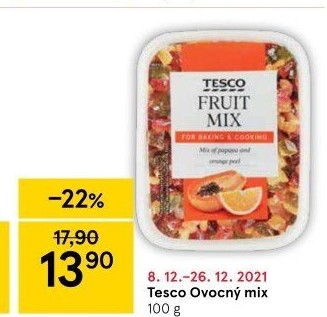 Mix ovocný Tesco