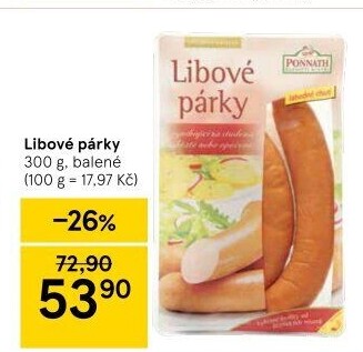 Párky libové Ponnath