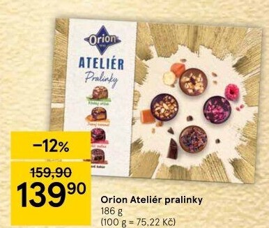 Pralinky Ateliér Orion