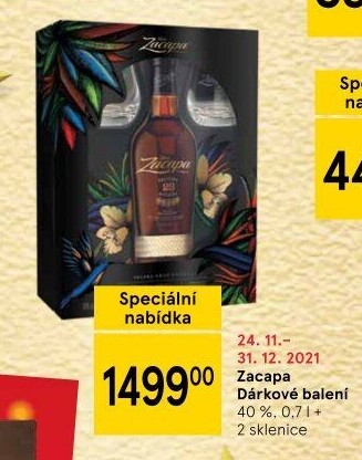 Rum 23 YO Ron Zacapa - dárkové balení