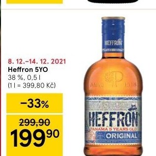 Rum 5YO Heffron Panama
