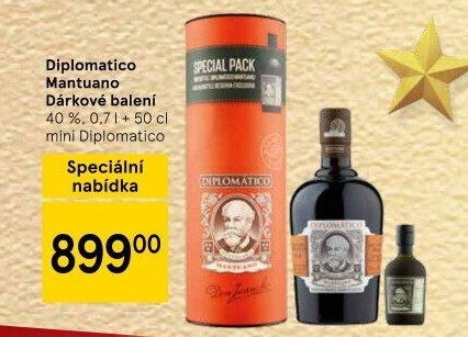 Rum Diplomatico Mantuano - dárkové balení