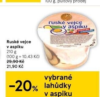 Ruské vejce v aspiku Gurmán klub