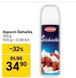 Šlehačka ve spreji Kapucín