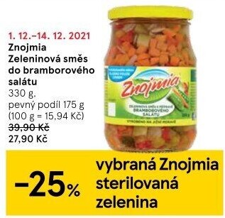 Směs do bramborového salátu Znojmia