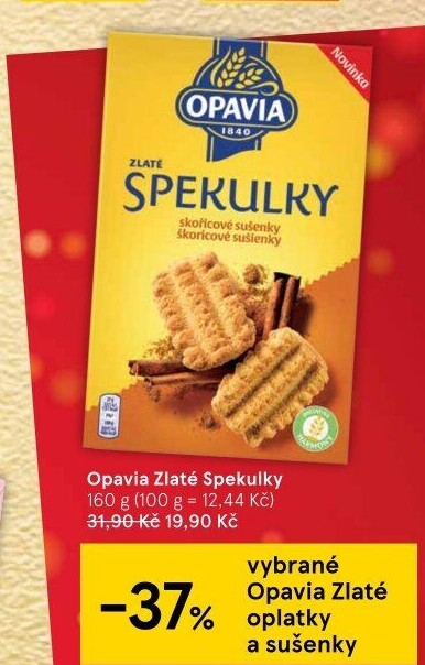 Sušenky Spekulky Zlaté Opavia