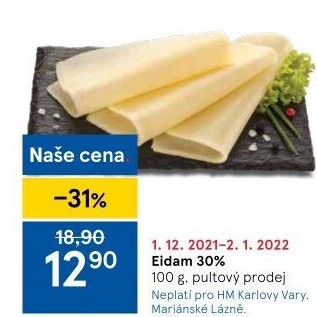 Sýr Eidam 30%