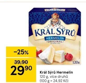 Sýr Hermelín Král sýrů