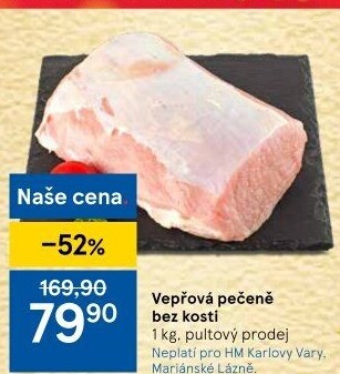 Vepřová pečeně bez kosti