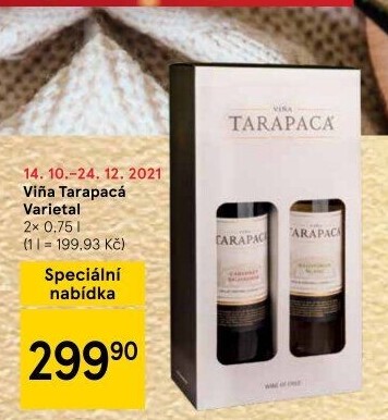 Víno Viňa Tarapacá - dárkové balení