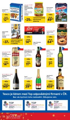 akční leták Tesco 8.12.2021-14.12.2021