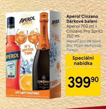 Aperol + Cinzano - dárkové balení