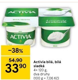 Bílý jogurt Activia Danone