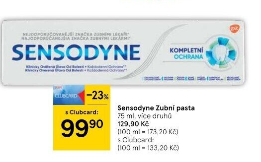 Pasta na zuby Sensodyne