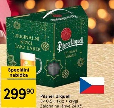 Pivo Pilsner Urquell - dárkové balení