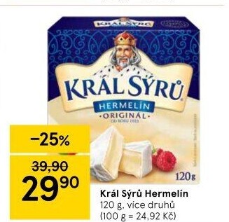 Sýr Hermelín Král sýrů