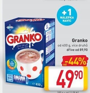 Instantní kakao Granko