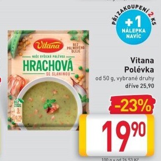 Instantní polévky Vitana