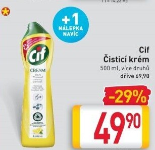 Krémový čistič Cif Cream