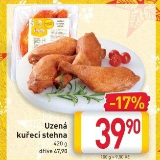 Kuřecí stehna uzená DZ Klatovy