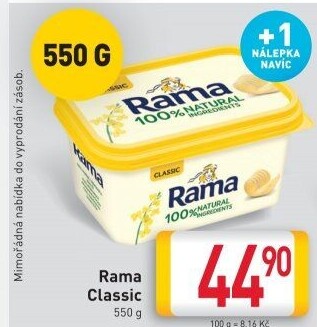 Margarín Classic Rama
