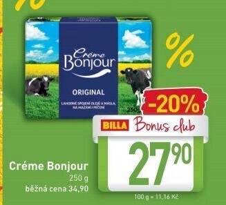 Margarín Créme Bonjour Rama