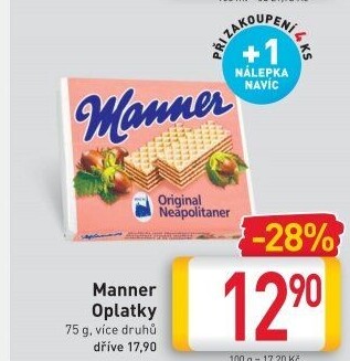 Oplatky Manner