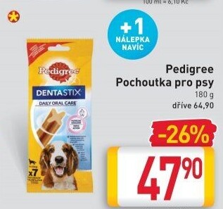 Pamlsky pro psy Denta Stix Pedigree