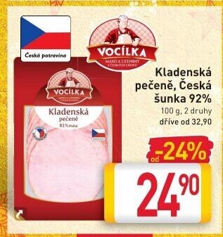 Pečeně kladenská Vocílka