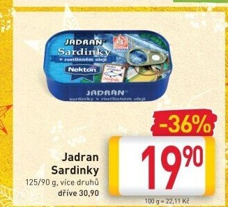 Sardinky Jadran Nekton