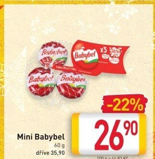 Sýr Mini Babybel Veselá kráva