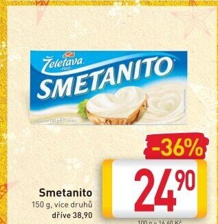 Sýr tavený Smetanito Želetava