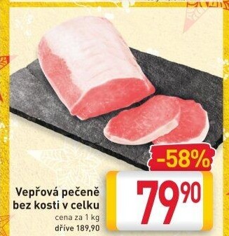 Vepřová pečeně bez kosti