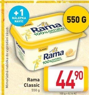 Margarín Classic Rama