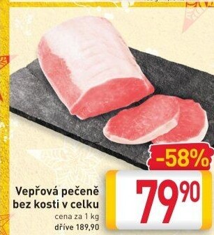 Vepřová pečeně bez kosti