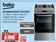 FSM52321DXDS SPORÁK KOMBI.BEKO