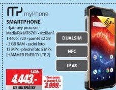 HAMMER ENERGY LTE 2 ORANŽOVÝ MYPHONE