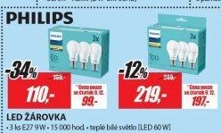 LED 60W A60 E27 230V WW FR 3CT PHILIPS