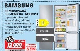 RB38T602DSA/EF CHLADNIČKA KOMBI SAMSUNG