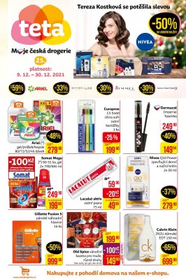 akční leták Teta drogerie 9.12.2021-30.12.2021