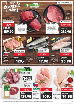 akční leták Kaufland 15.12.2021-19.12.2021