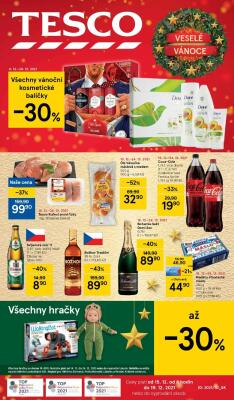akční leták Tesco 15.12.2021-21.12.2021